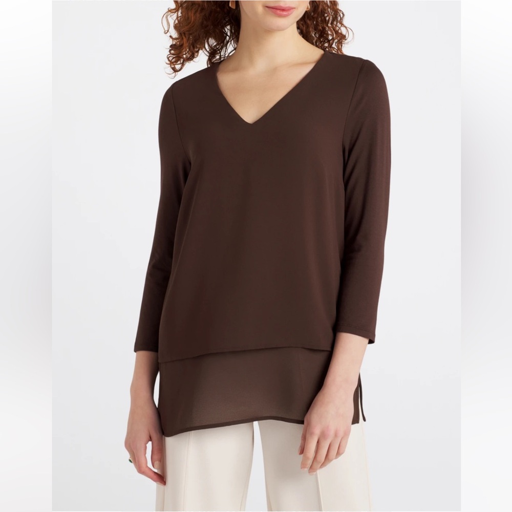 NWT Michael Kors Sariyah V-neck Blouse